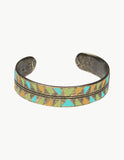 Turquoise / Camel / Moss