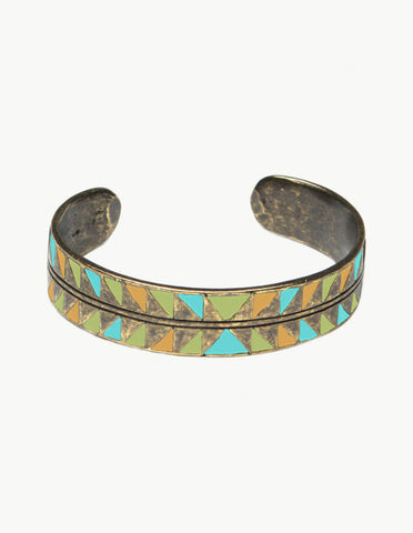 Turquoise / Camel / Moss