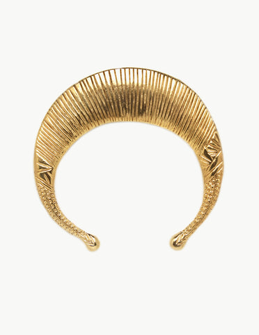 Golden Mollusk Cuff
