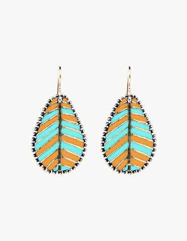 Camel / Turquoise