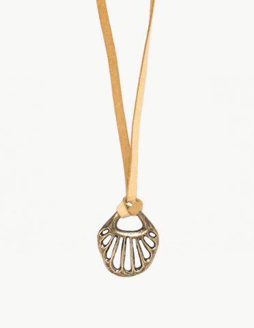 Eurybia Pendant with Leather Band