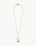 Golden Mollusk Ring Pendant