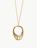 Golden Eurybia Ring Pendant