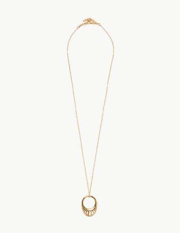Golden Eurybia Ring Pendant