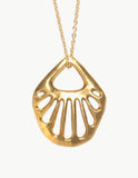 Golden Eurybia Pendant