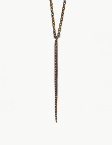 Beaded Quill Pendant - M