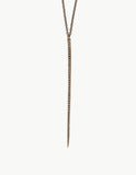 Beaded Quill Pendant - L