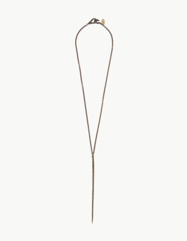 Beaded Quill Pendant - L