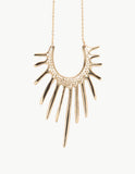 Golden Rising Sun Necklace