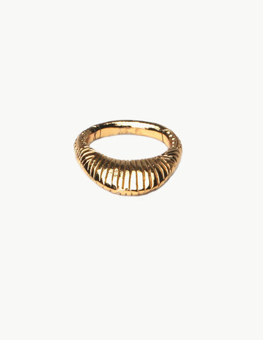 Golden Mollusk Ring