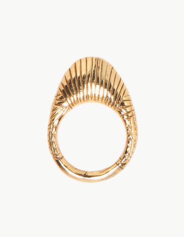 Golden Mollusk Ring