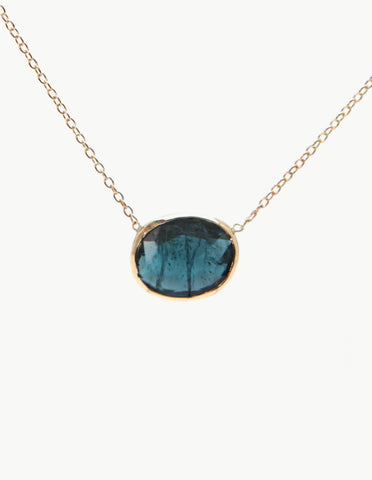 Sapphire Slice Necklace