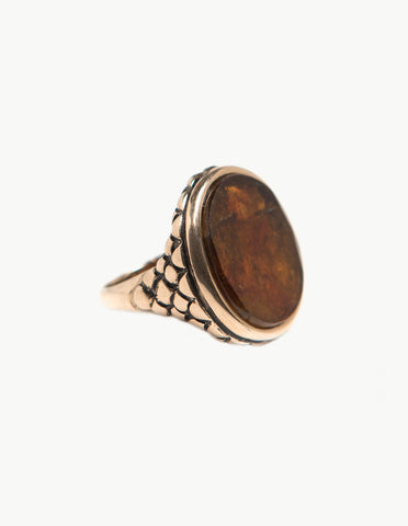 Tourmaline Scale Armor Ring