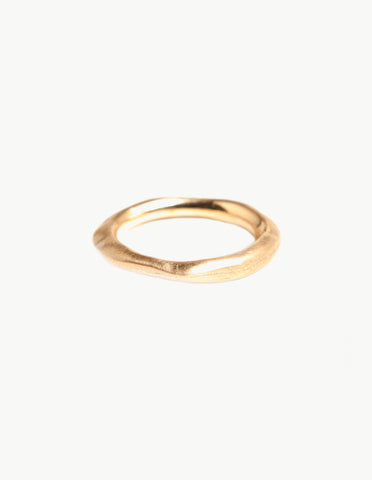 Organic Round Gold Band