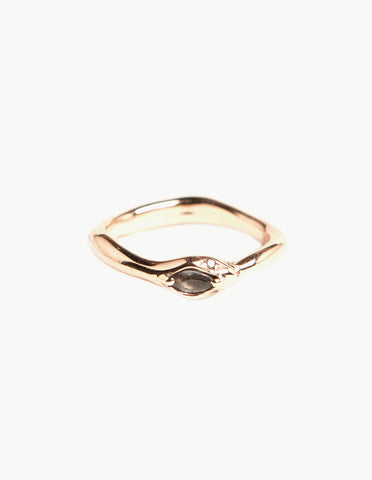 Sapphire Eternity Snake Ring