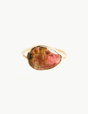Tourmaline Slice Ring
