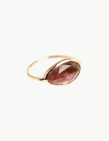 Tourmaline Slice Ring
