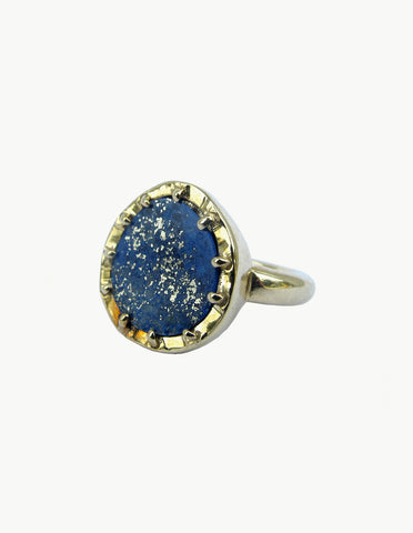 Lapis Amulet Ring