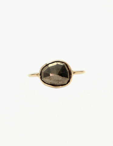 Pyrite Slice Ring