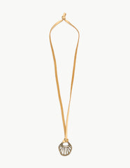 Eurybia Pendant with Leather Band