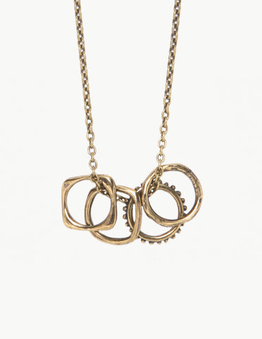 Four Ring Necklace