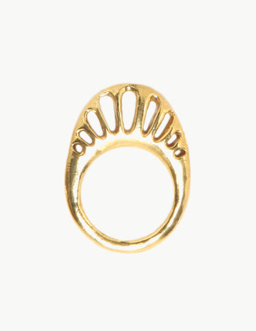 Golden Eurybia Ring