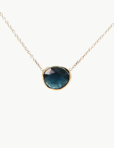 Sapphire Slice Necklace